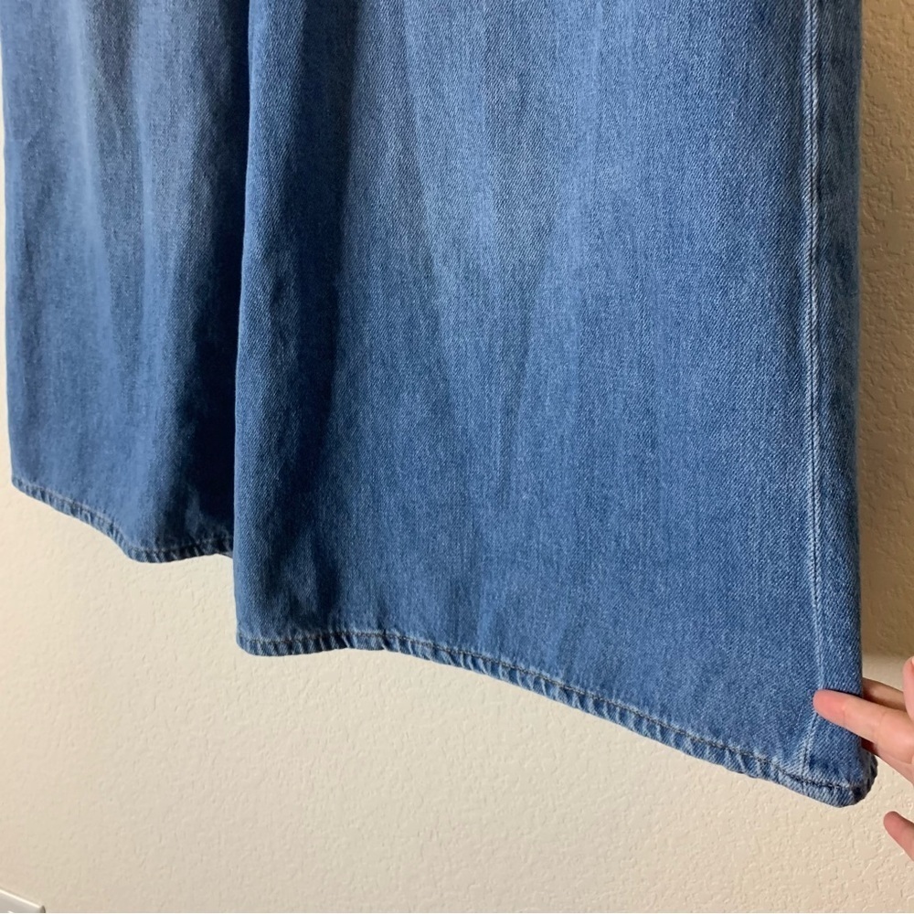 Pilcro Corset High-Rise Crop Culotte Jeans 28 - Picture 3 of 11